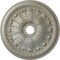 Ekena Millwork Tomango Egg & Dart Medallion (Canopies up to 6 3/4"), 27 7/8"OD x 3 7/8"ID x 2 1/2"P, Flash Gold CM27TOFLS - alternate 1